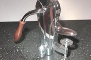 New vintage silver chrome bar top bottle opener