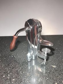 New vintage silver chrome bar top bottle opener