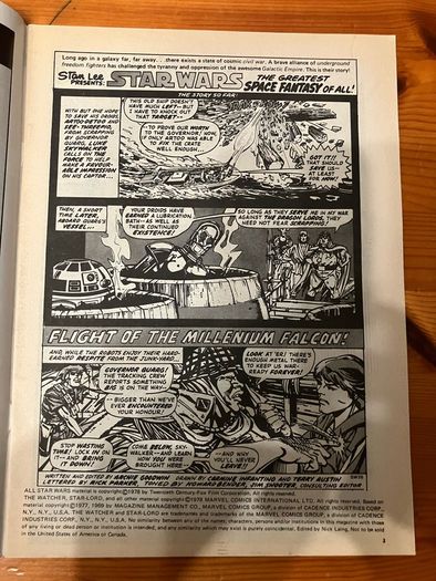 Comic: 'Star Wars Weekly' no. 26 / 1978
