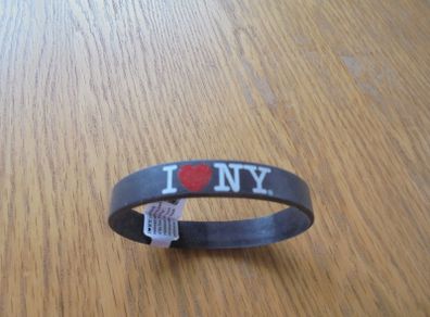 I Love N.Y. Wrist Band for Sale