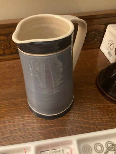 Kylemore Pottery - The Reflections Range Pottery Milk / Vase Jug - 16 cm tall - as new