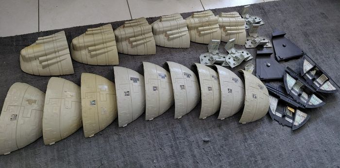 Vintage Original Star Wars toy parts massive lot