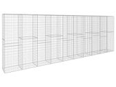 Gabion Wall with Cover Galvanised Steel 600x50x200 cm