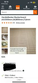 HardieBacker Backerboard