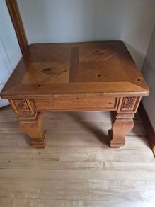 small oak table