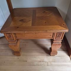 small oak table