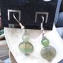 Fluorite earrings,Gemstone jewellery.,Drop earrings Image 2