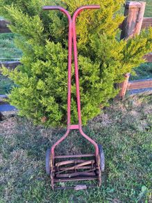 Vintage Follows & Bate push lawnmower