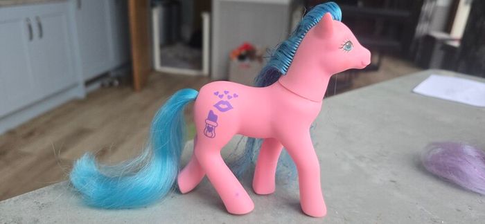 Happy Hugs Sweet Kisses Sister Ponies HTF MLP G1 My Little Pony