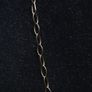 Vintage 9ct Solid Gold Oval Link Chain Necklace 57cm Image 2