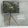 ONKRON premium wooden TV floor stand in good working condition. Image 2