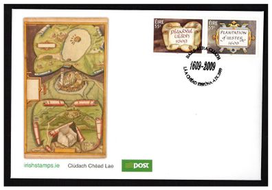 2009 Ireland The 400th Anniversary of the Plantation of Ulster Commemorative Stamp An Post First Day Cover (FDC)