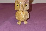 Hand carved Stone Owl figure from Peru