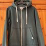 Jack & Jones Green Zip Up Hodded Sweater. Medium. In Good Condition.  Weighty. Image 2