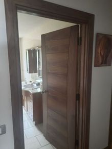 Deanta Walnut Hp18 fire door 80x34