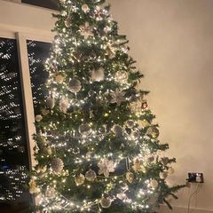 9ft M and S  Xmas tree