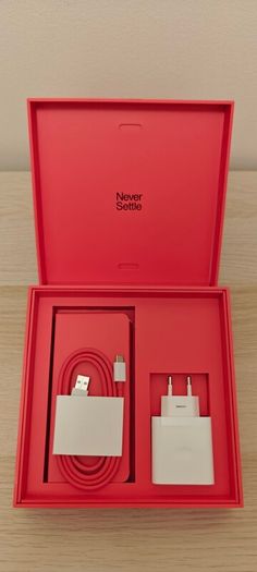 Genuine OnePlus SUPERVOOC 67W Charger & Red Cable