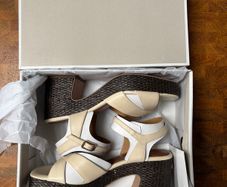 [new] Tamaris leather sandal - ivory, EU39