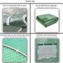 Polytunnel Greenhouse 3x3x2m 9m Squared Poly Tunnels Gardening Walk In Pollytunnel Tent with Steel Frame (FREE POSTAGE) Image 6