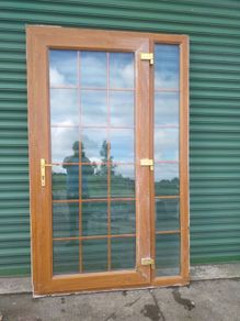 pvc door brown