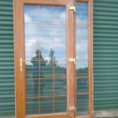 pvc door brown