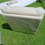 free cream leather armchairs Image 2