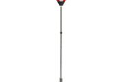 Adjustable Free-Standing Punching Bag with Gloves &amp; Fillable Base, 43 x 43 x 126-144 cm (17 x 17 x 49.6-56.7 in),Red/White