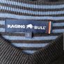 mens raging bull navy blue cashmere and cotton jumper. Image 3