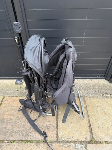 child's lupilu backpack carrier and bicycle seat