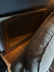 large heavy mirror