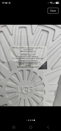 Genuine UGG classic zip it mini boot