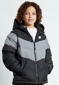 Nike junior puffer jacket Black grey