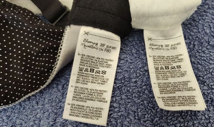 Mothercare Nursing T-Shirt Bras - black one left 36F