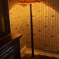 Vintage Mahogany Floor Lamps