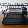 2 Tier Dish Rack & Tray with removable Cutlery Drainer Image 4
