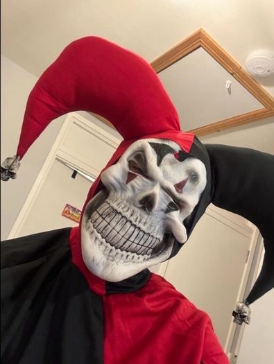 Halloween costume  adults evil jester