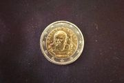 2 Euro coin Italy 2014 Galileo