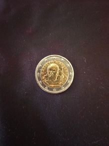 2 Euro coin Italy 2014 Galileo