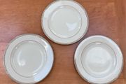 Vintage 2004 Royal Doulton Platinum Collection Side Plates x 3