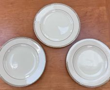 Vintage 2004 Royal Doulton Platinum Collection Side Plates x 3
