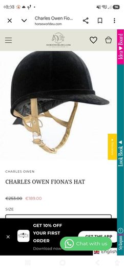 Charles Owen hat
