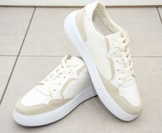 Gant Custly White Suede & Leather Sneakers, Size EU 40 (UK 6.5)