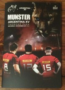 2025 Munster v Argentina XV Rugby Programme