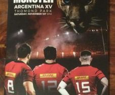2025 Munster v Argentina XV Rugby Programme