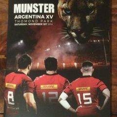 2025 Munster v Argentina XV Rugby Programme