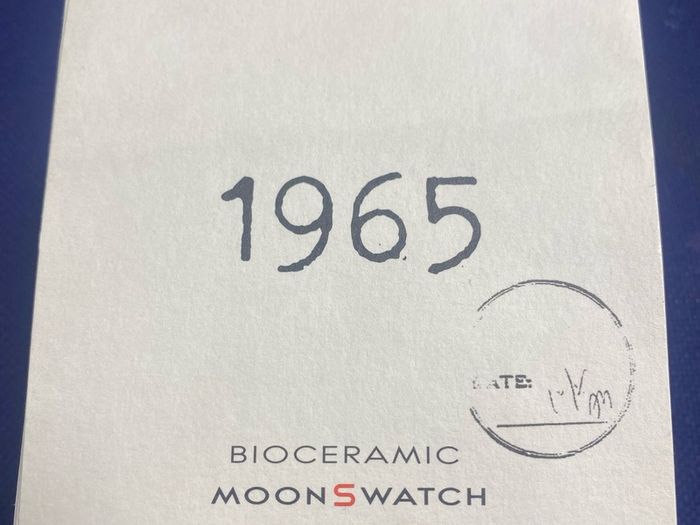 Swatch x Omega Bioceramic Moonswatch 1965