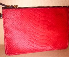 River Island leather envelope pouch BNWOT