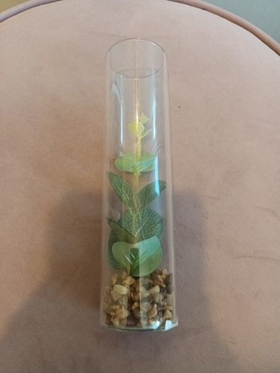 Faux plant vase
