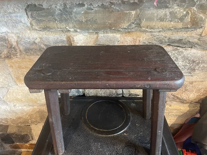 Antique 19th Century Irish Vernacular Milking (Hedge) Stool