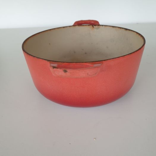 Le creuset 20 cm cast iron pot no lid vintage